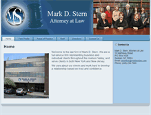 Tablet Screenshot of mdsternlaw.com